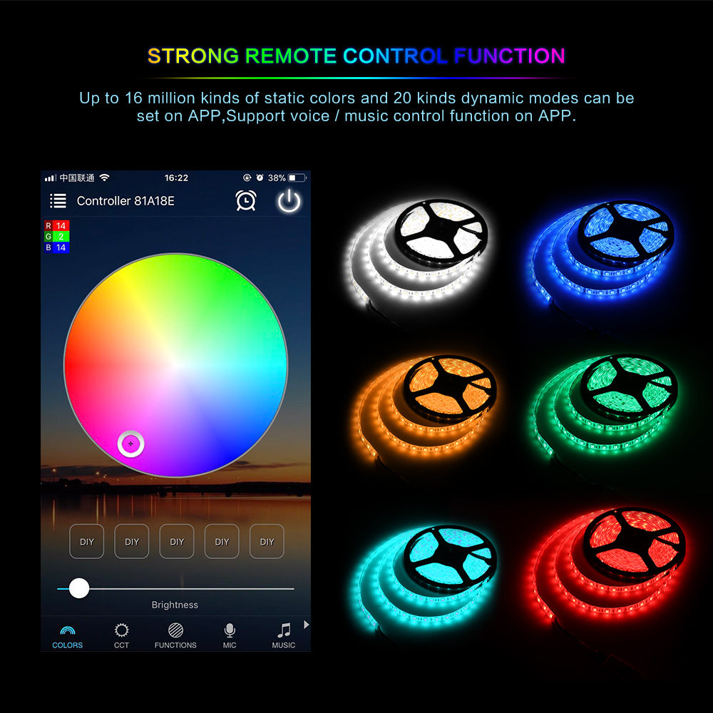 WiFi Smart Controller - LED Strip Lighting Control Box | Smart Glow Connect