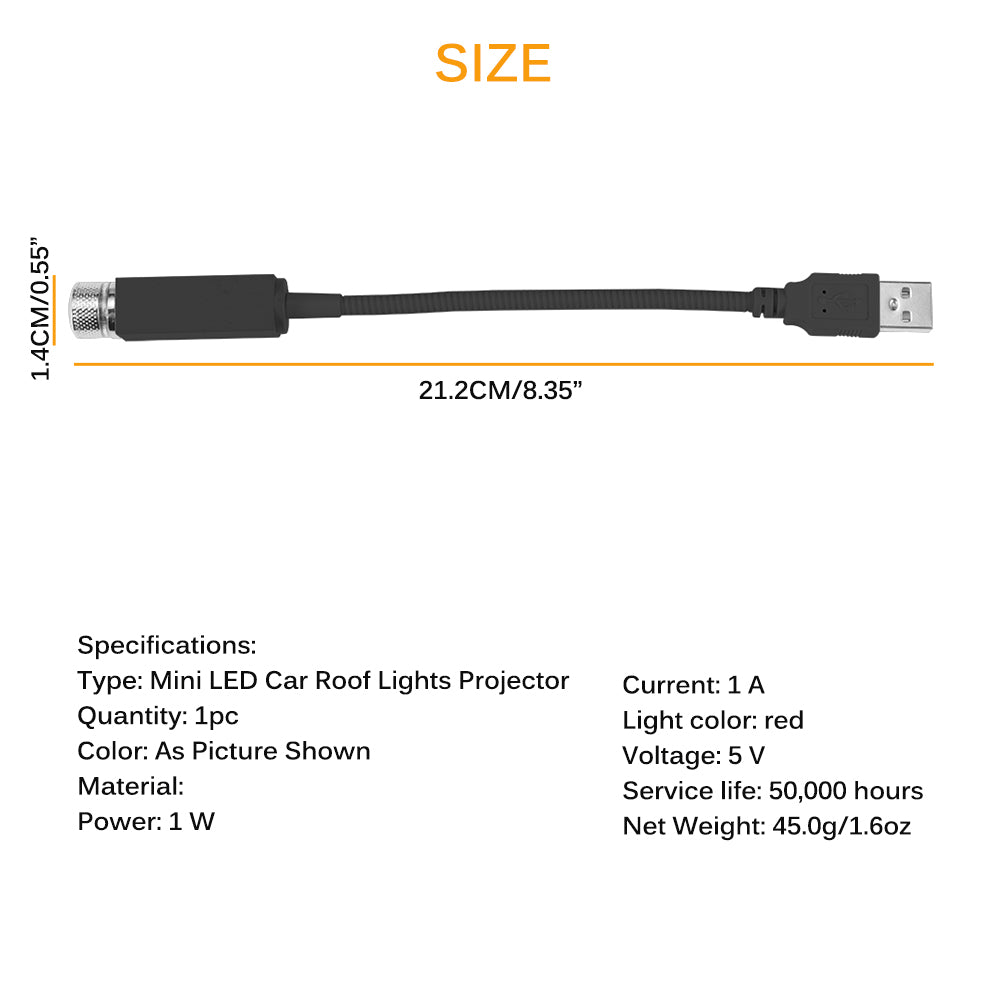 Automotive Star Light - Plug and Play USB Installation | Smart Glow Connect