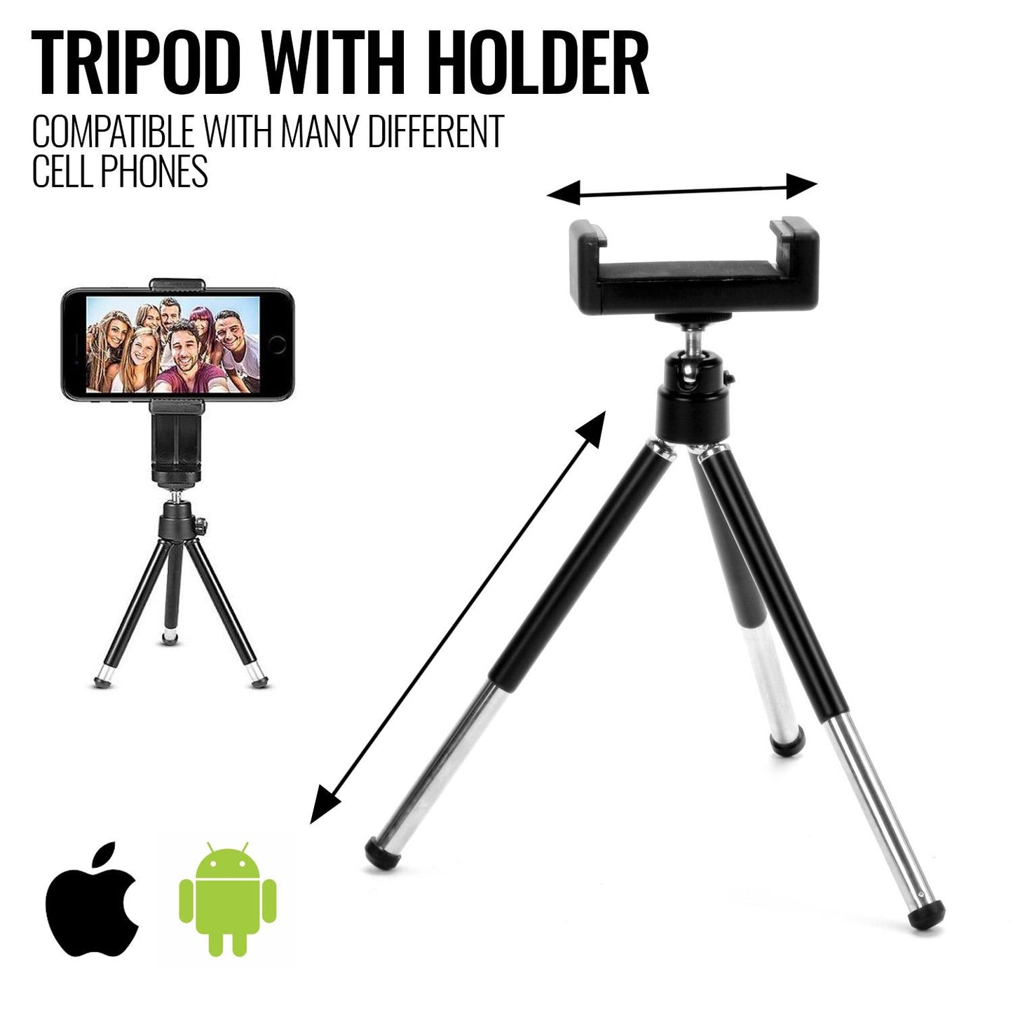 LED Photography Ring Light - Makeup Video Stand iPhone | Smart Glow Connect