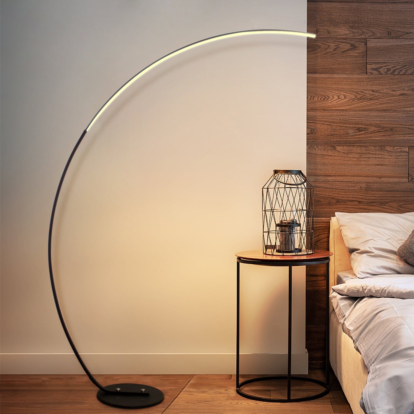  Curve Floor Lamp RGBW - Modern 16M Colors Music Sync | Smart Glow Connect