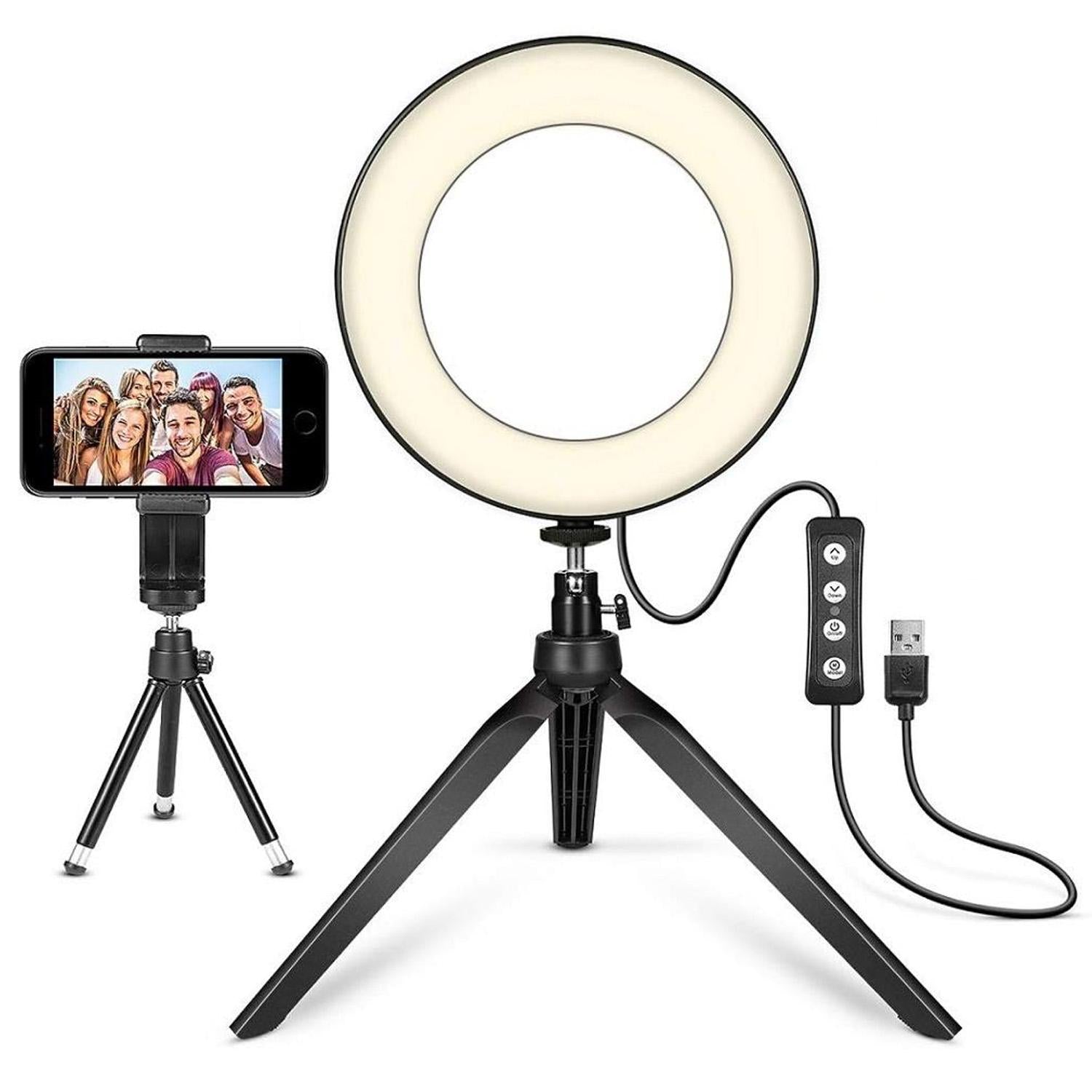 LED Ring Light - Makeup Photography Video Stand for iPhone | Smart Glow Connect