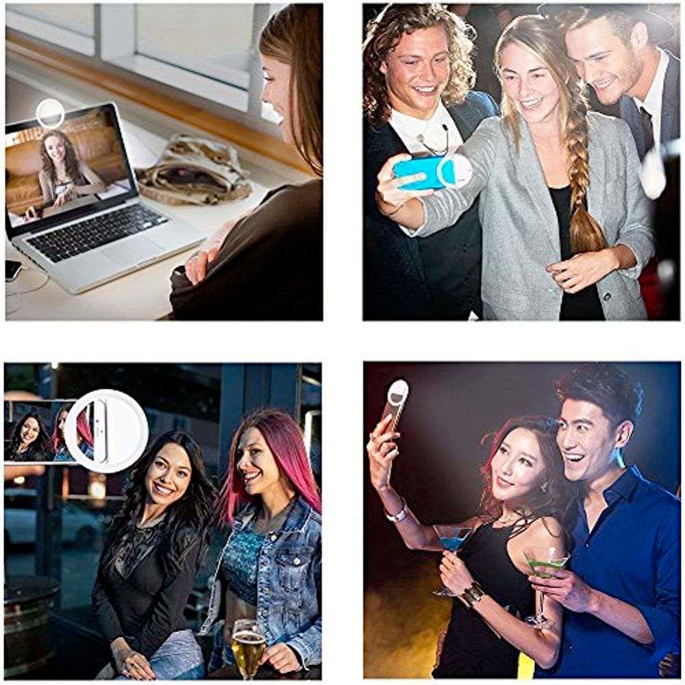 Selfie Ring Light - Clip On LED for Phone Photography | Smart Glow Connect
