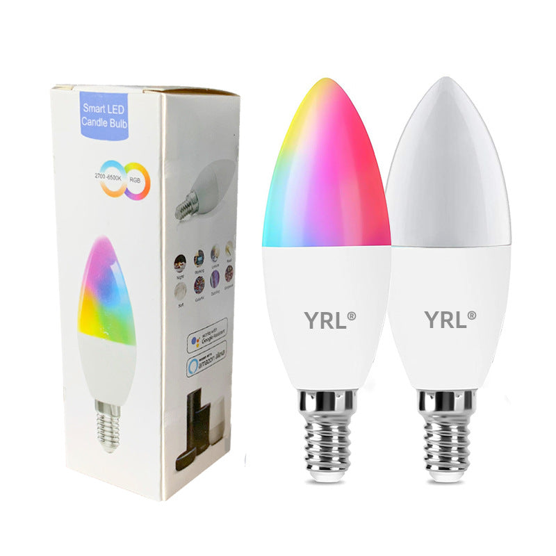 E14 Smart Light - RGB Dimmable WiFi Bulb | Smart Glow Connect