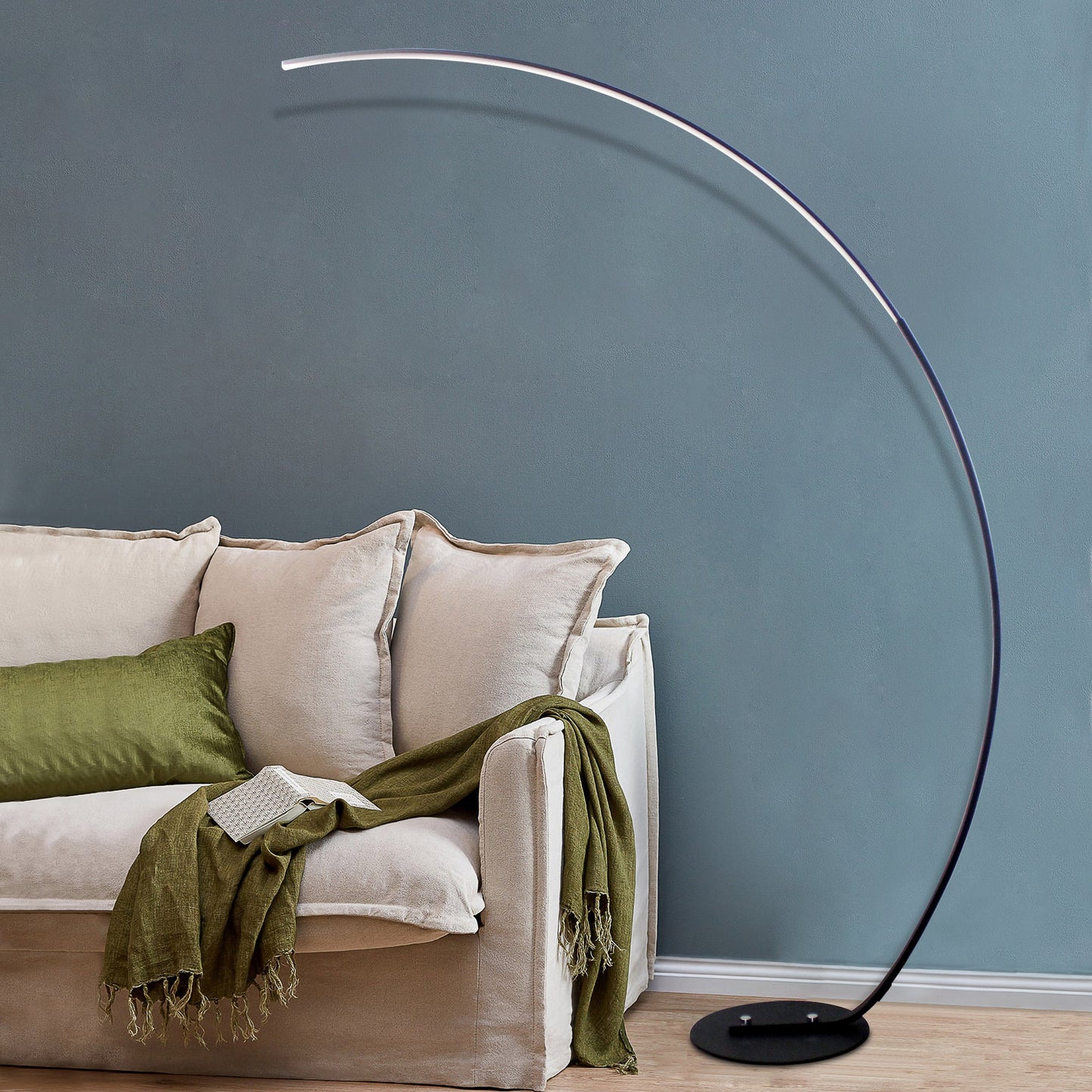 Modern RGBW Lamp - Curve Floor 16M Colors Music Sync | Smart Glow Connect
