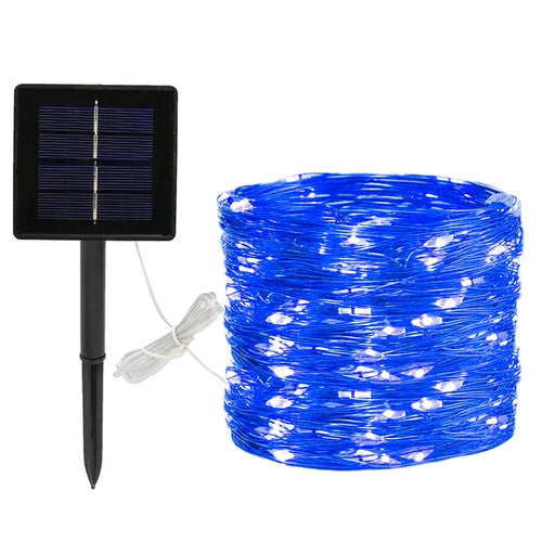 Solar Copper Wire String Lights - 22M Remote Control Outdoor Decorative | Smart Glow Connect