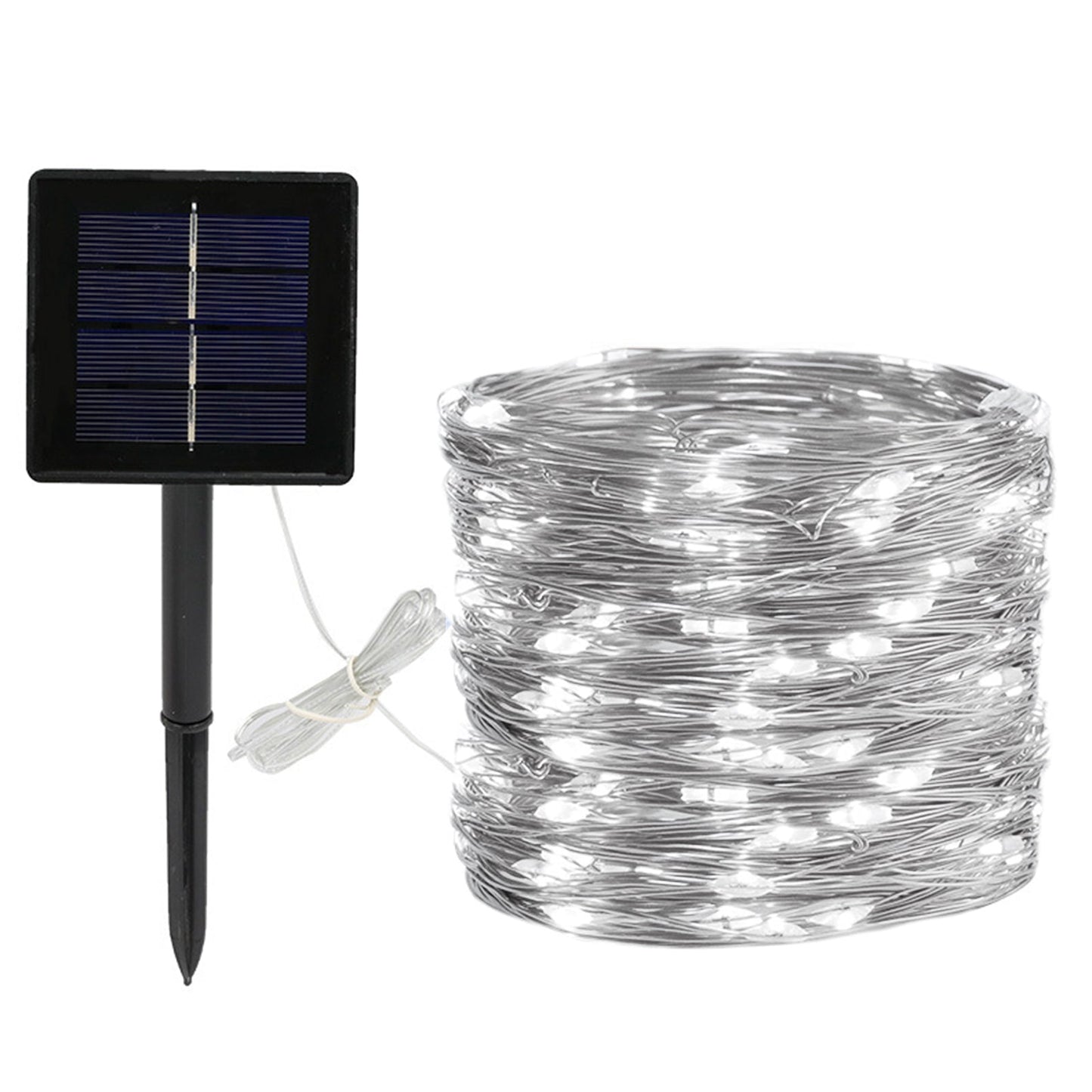 Solar Copper Wire String Lights - 22M Remote Control Outdoor Decorative | Smart Glow Connect