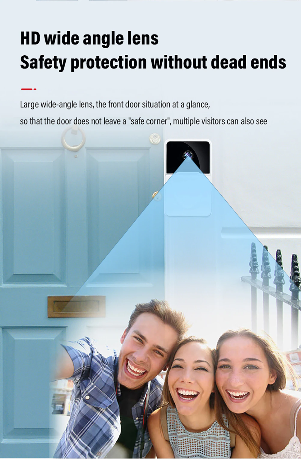Video Intercom Doorbell - Wireless WiFi Smart Camera Chime | Smart Glow Connect