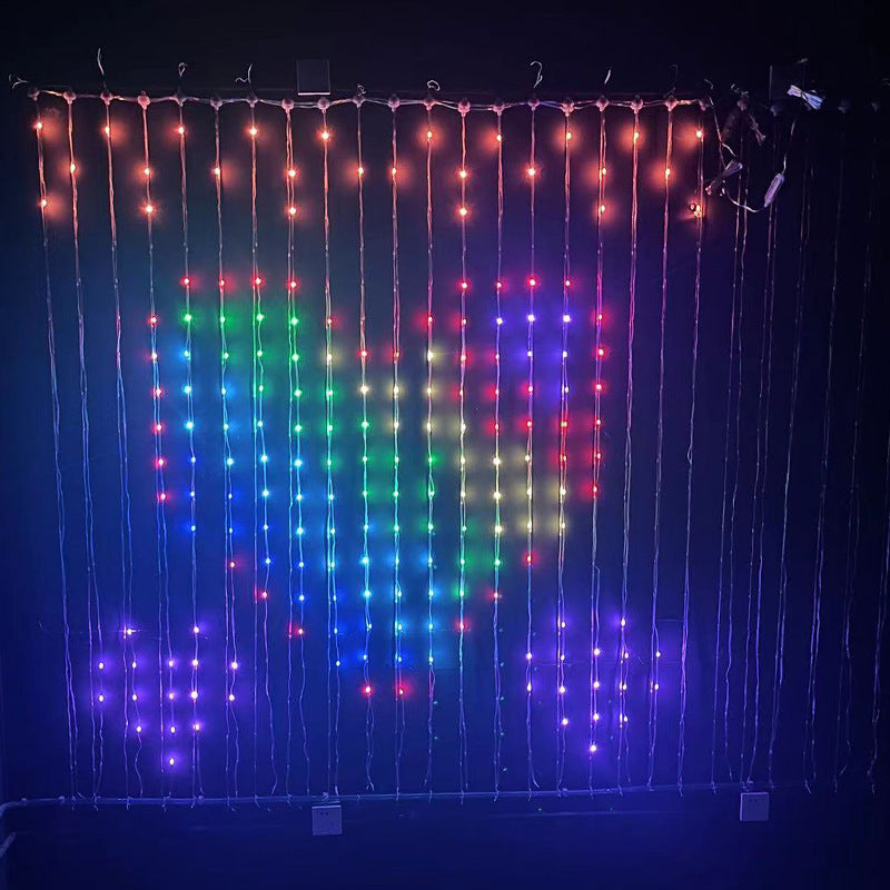  APP Control Christmas Lights - Smart RGB LED Curtain | Smart Glow Connect