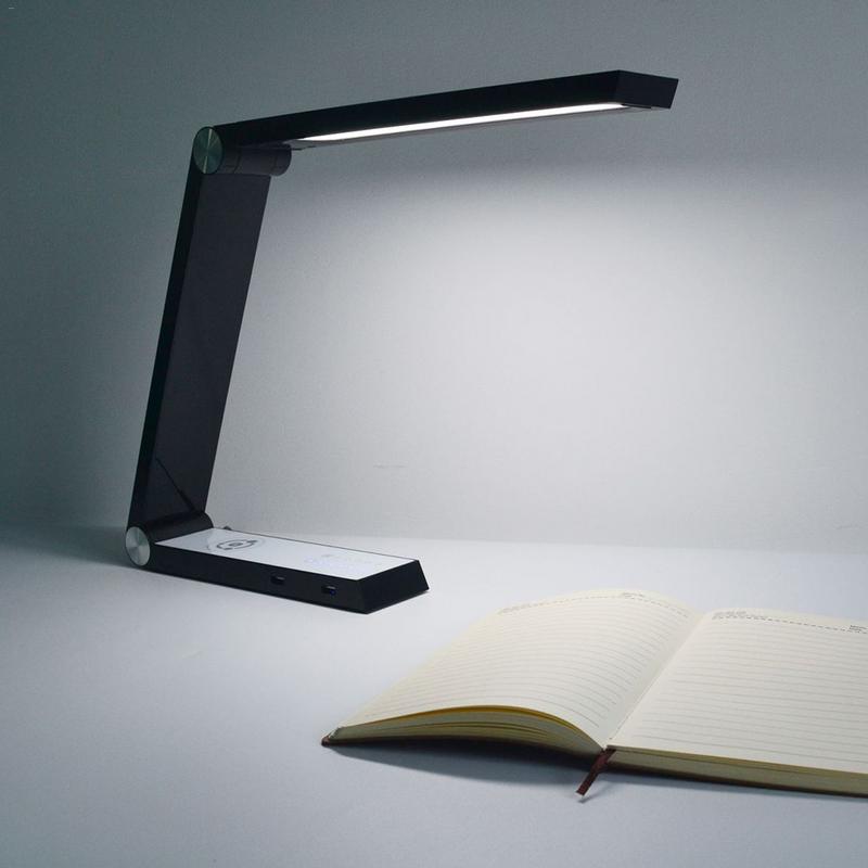 Wireless LED Triangle Desk Lamp - Rechargeable Smart Light | Smart Glow Connect