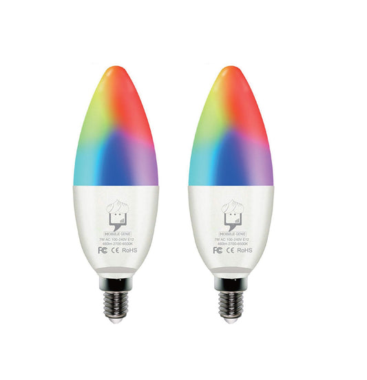 Genie Smart LED Candelabra Bulb E12 - Alexa Google Compatible | Smart Glow Connect