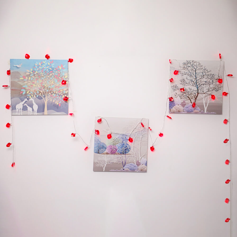 Fairy Heart String Lights - 13FT 40 LED Romantic Decoration | Smart Glow Connect