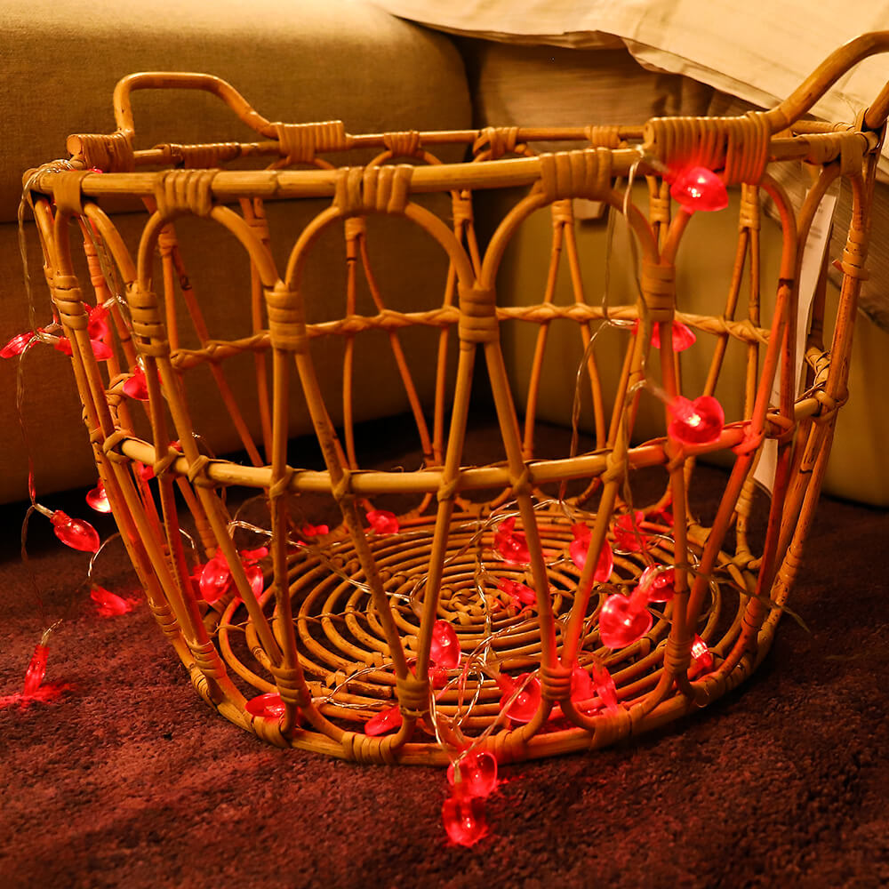 Heart LED Fairy Lights - 13FT Romantic String Decoration | Smart Glow Connect