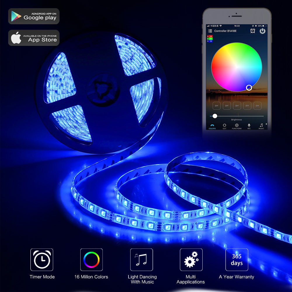  WiFi LED Controller - Smart Wireless Strip Light Control | Smart Glow Connect