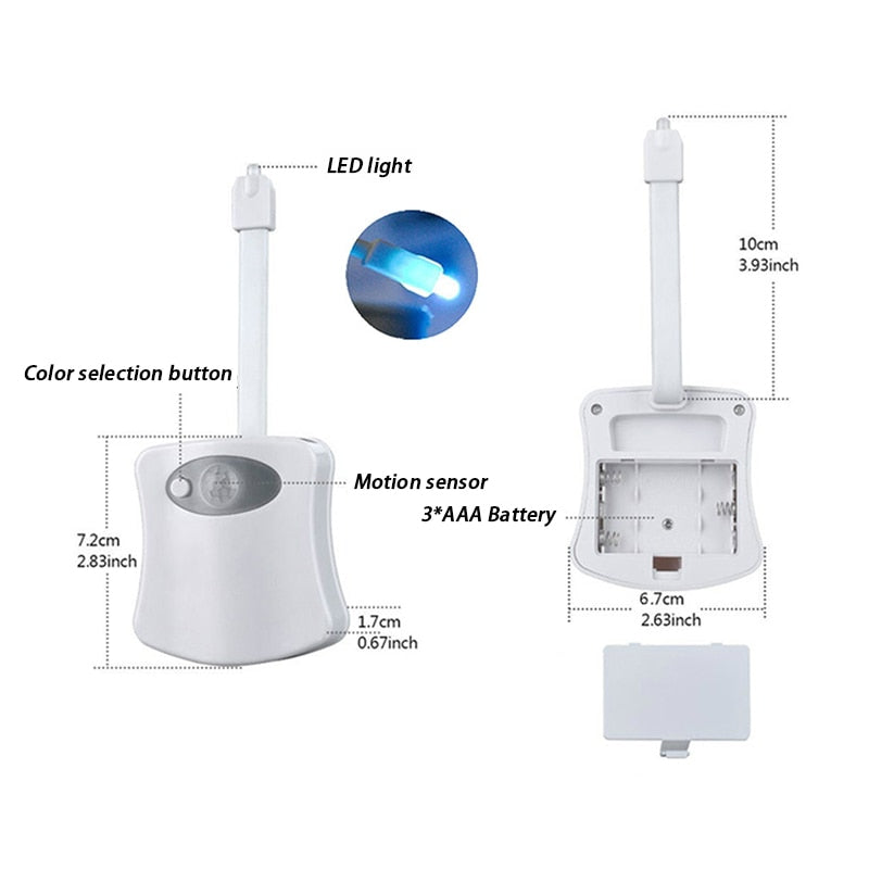 Smart Bathroom Light - Motion Sensor Toilet LED Night | Smart Glow Connect