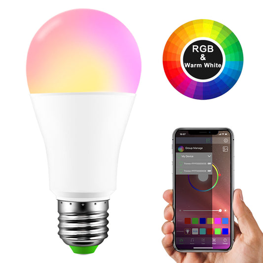 Tunable White 15W RGB LED Smart Bulb - Alexa Compatible | Smart Glow Connect
