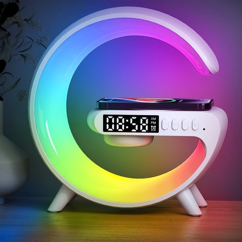 Smart Lamp in Use - Bedroom Night Light with Wireless Charging | Smart Glow Connect