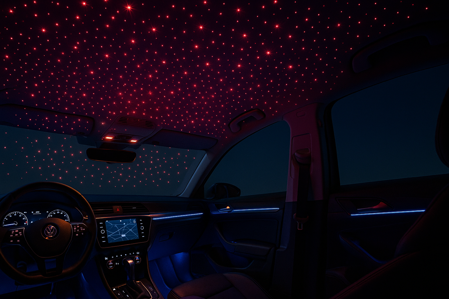 Mini LED Car Roof Star Projector - Automotive Ceiling Light | Smart Glow Connect