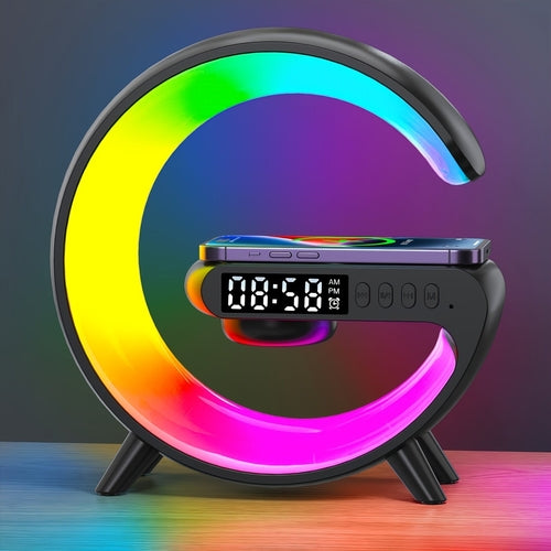 3-in-1 Smart Lamp Features - Speaker, Charger, Light | Smart Glow Connect
