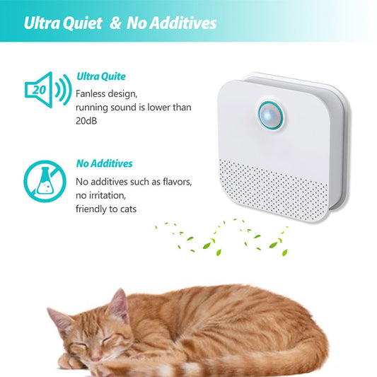 Smart Pet Odor Eliminator - Automatic Litter Box Air Purifier | Smart Glow Connect