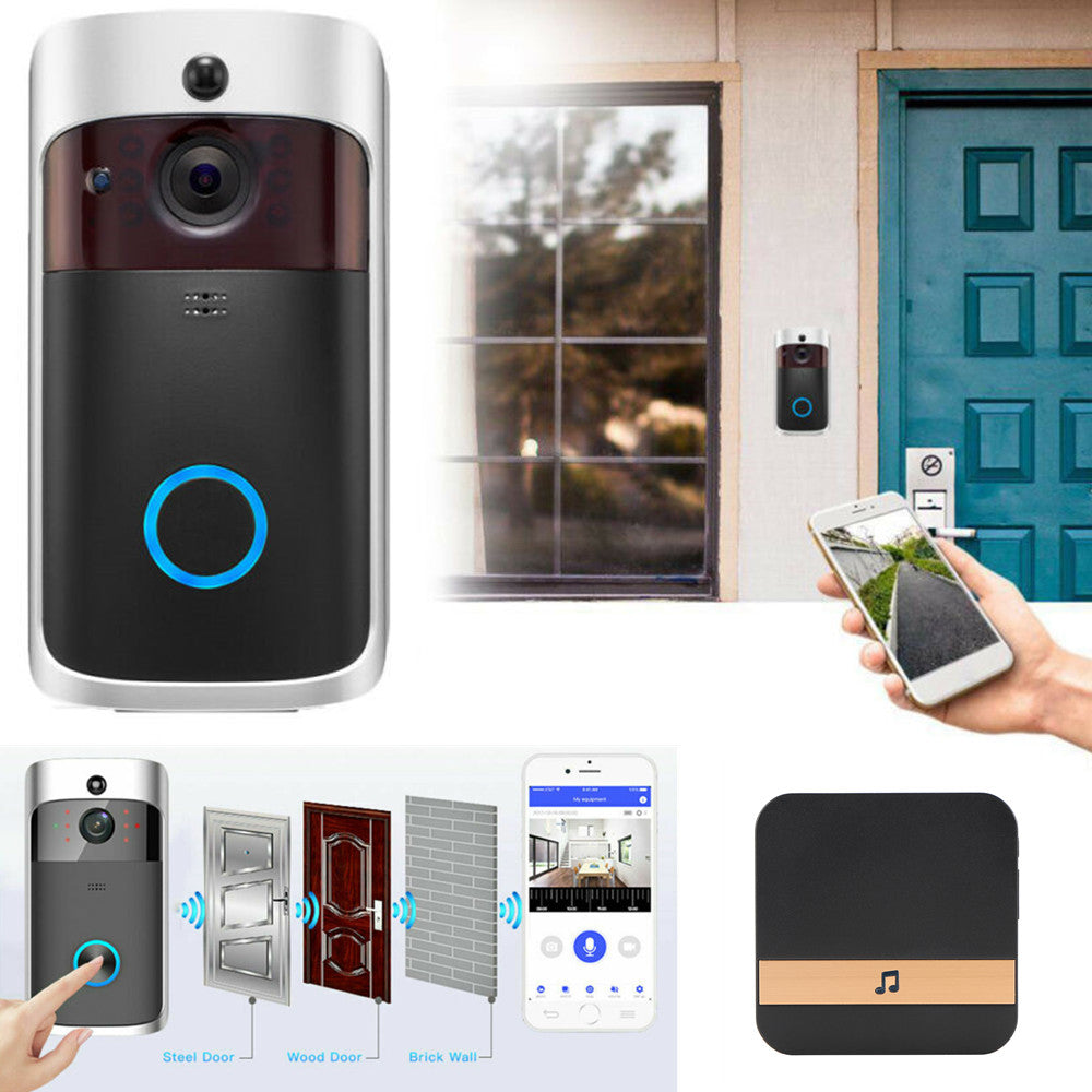  WiFi Doorbell - 720P HD Smart Camera Remote Monitoring | Smart Glow Connect