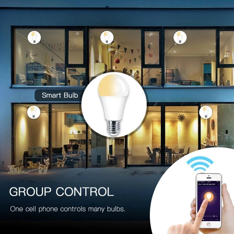 Smart WiFi Bulb - Alexa and Google Assistant Compatible | Smart Glow Connect