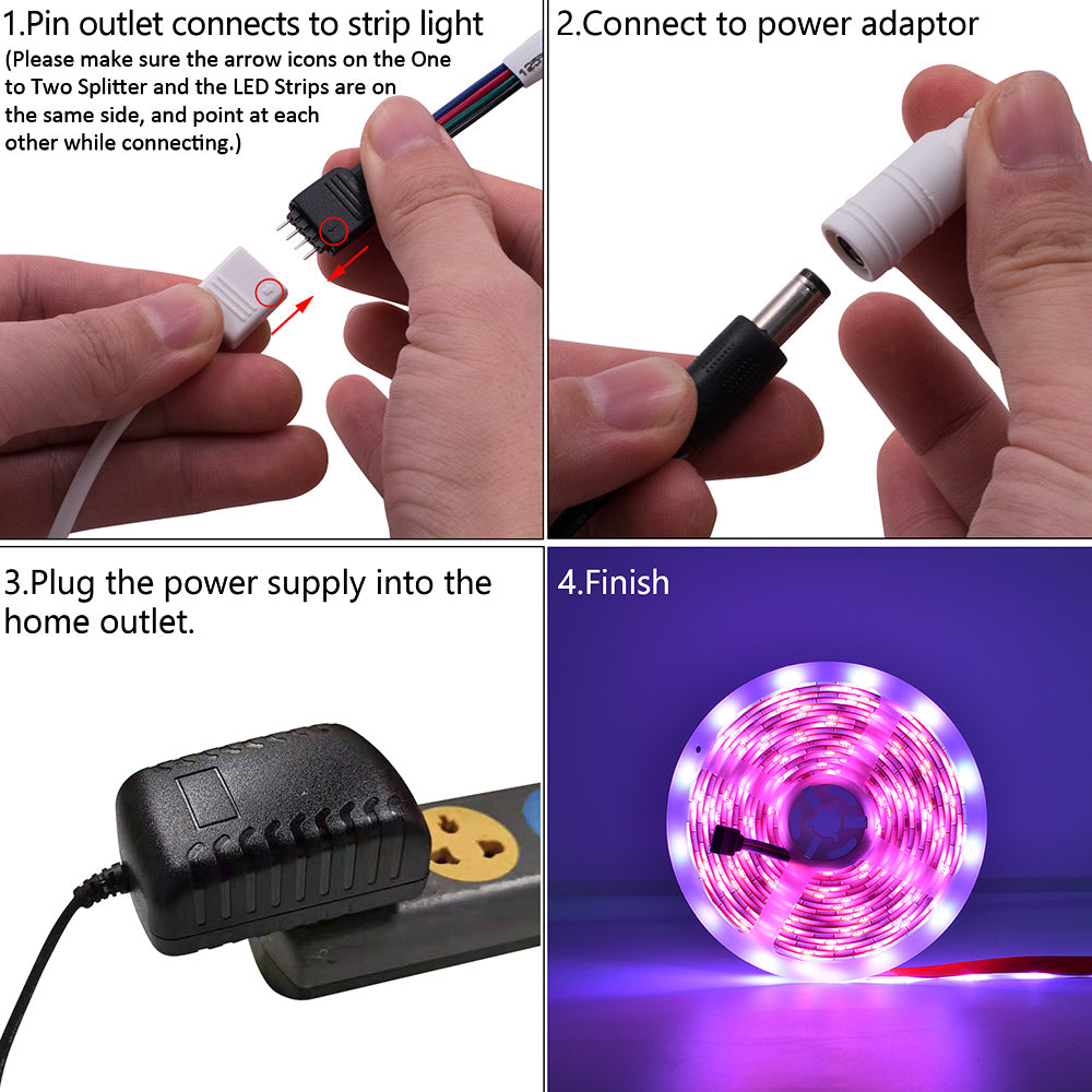 WiFi LED Strip 10M - 5050 RGB Remote 300 Lights Control | Smart Glow Connect