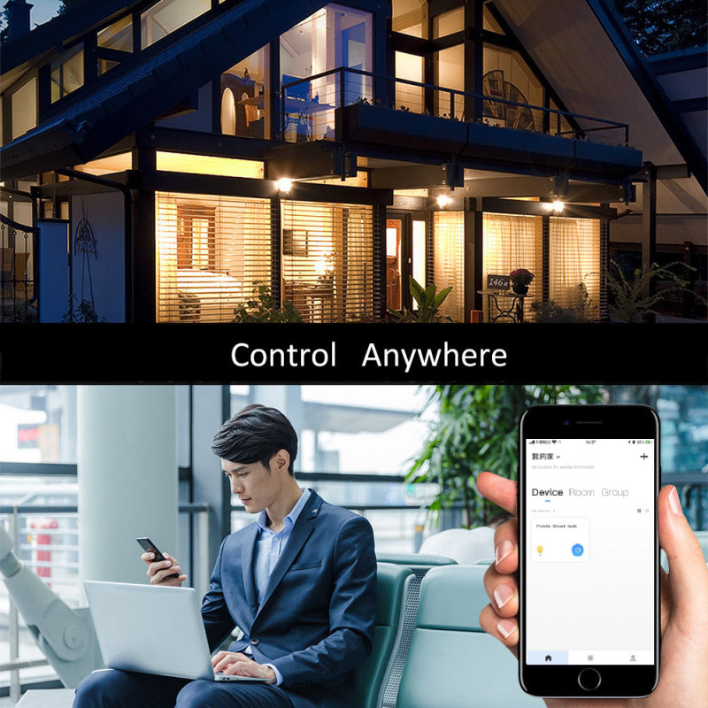  WiFi LED Bulb - Smart Voice Control Alexa Google | Smart Glow Connect