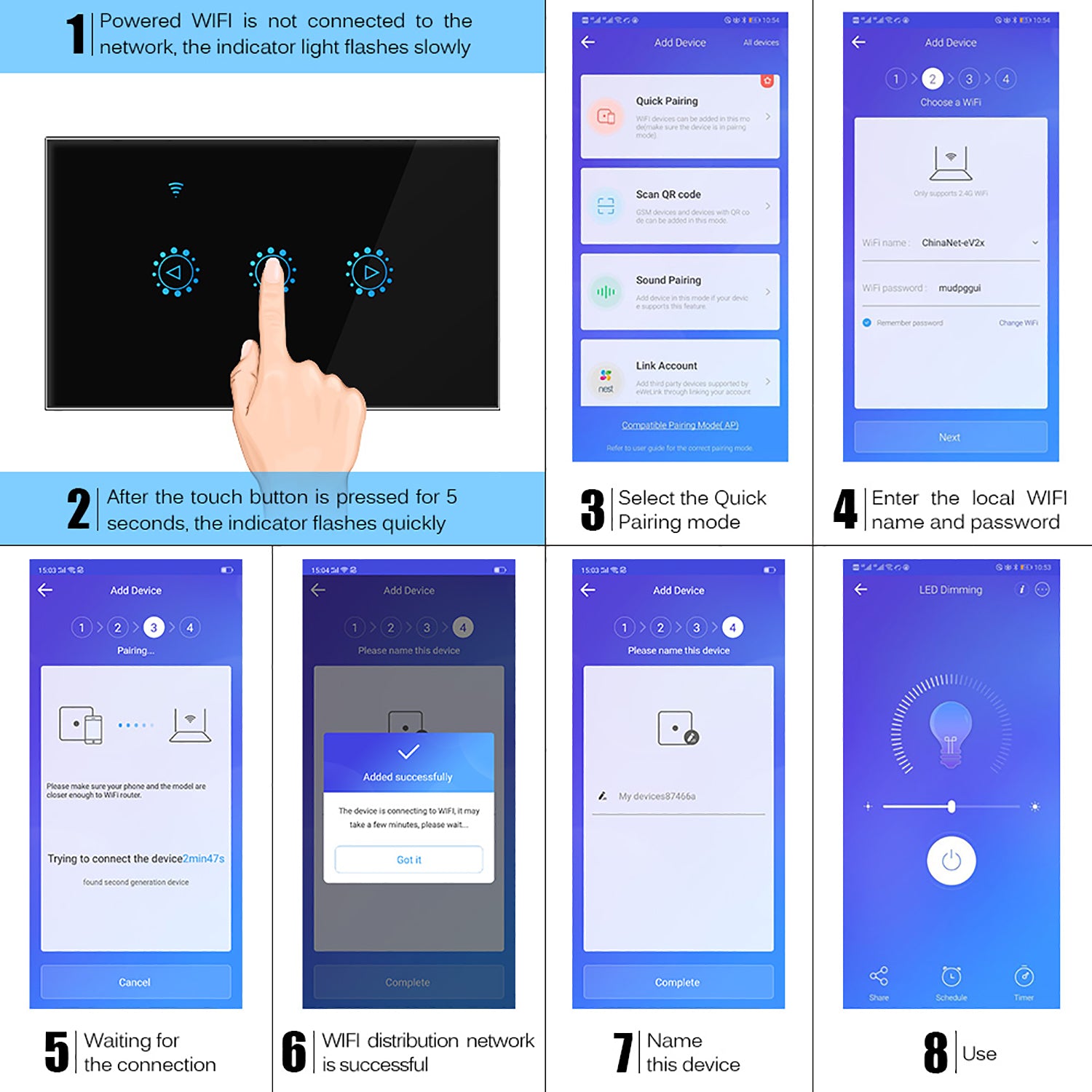  WiFi Light Switch - Smart Alexa Compatible Voice Control | Smart Glow Connect