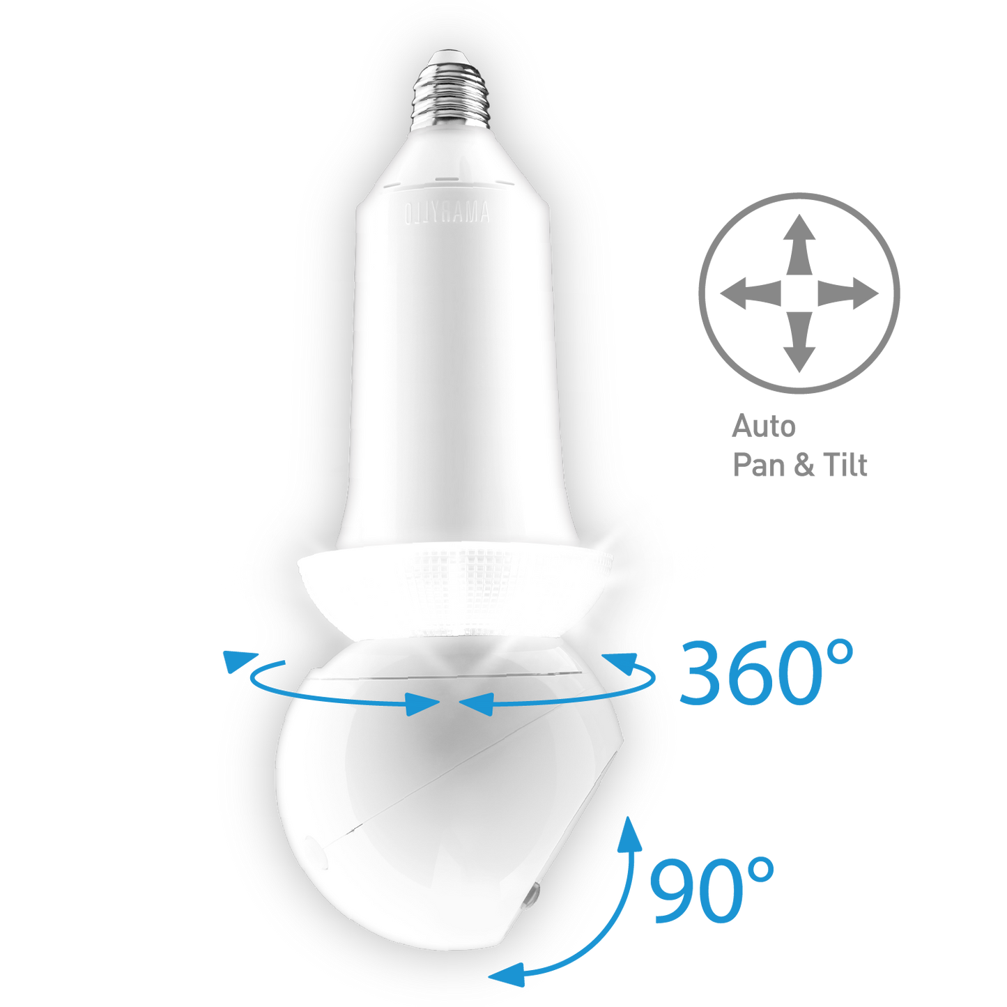 Zeus AI Camera - 360 Degree Smart Indoor Night Vision | Smart Glow Connect