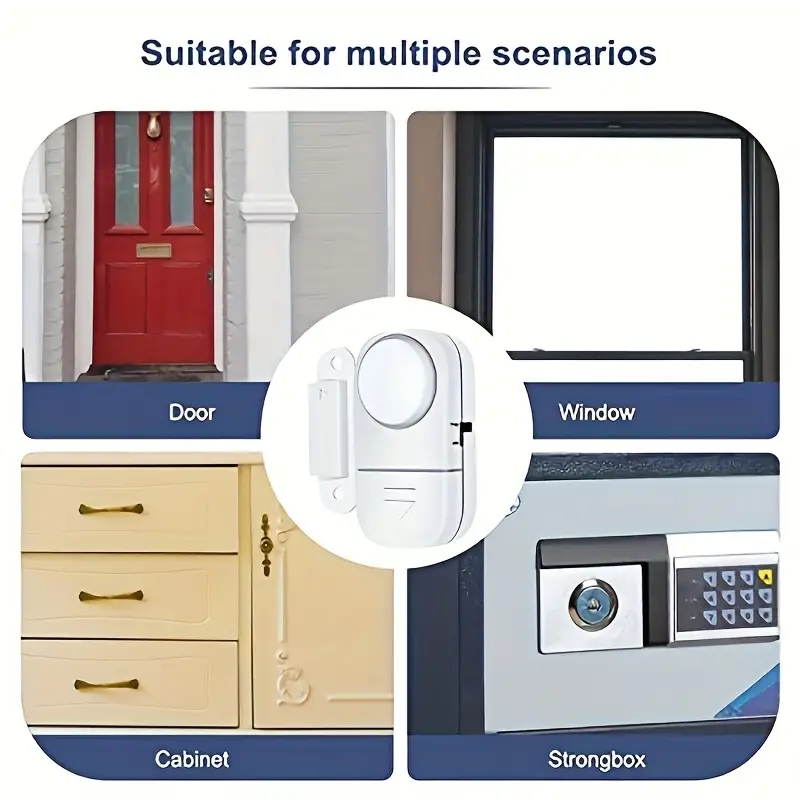 Anti-Theft Door Alarm - Smart Window Security Burglar Warning | Smart Glow Connect