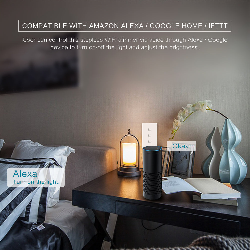 Touch Control Dimmer - Smart WiFi Light Switch | Smart Glow Connect