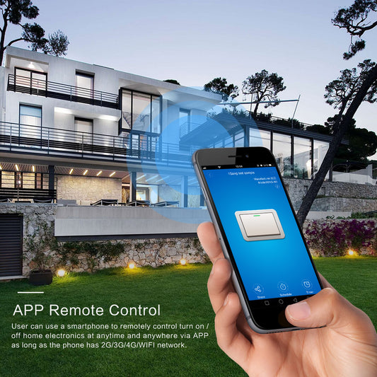 86 Type Smart Home Touch Switch - EU Standard WiFi Control | Smart Glow Connect