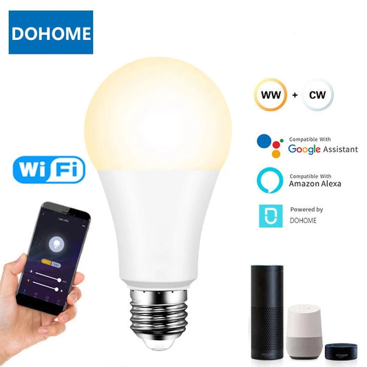 WiFi Smart Light Bulb - Amazon Alexa Google Voice Control | Smart Glow Connect