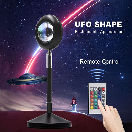 Sunset RGB Lamp - 16 Colors Projection Remote Control | Smart Glow Connect