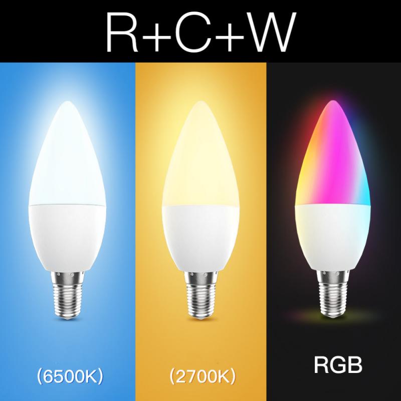 WiFi Smart Bulb E12 - Dual Mode RGB Color Changing | Smart Glow Connect