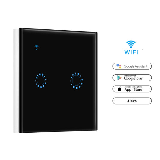  Smart WiFi Touch Light Switch - EU Standard Alexa Google | Smart Glow Connect
