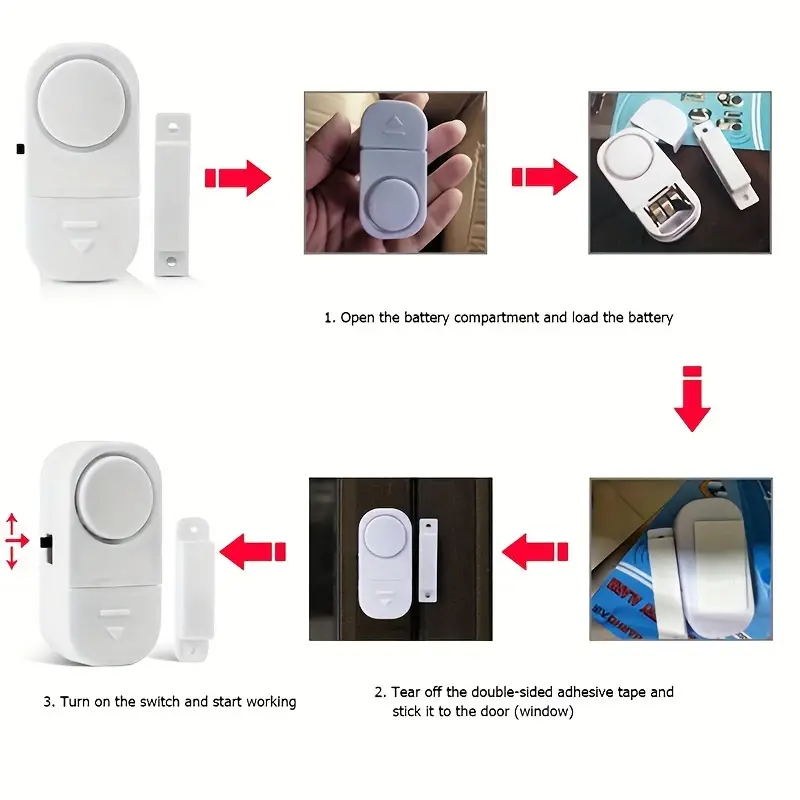  Smart Burglar Alarm - Door Window Anti-Theft Security Warning | Smart Glow Connect