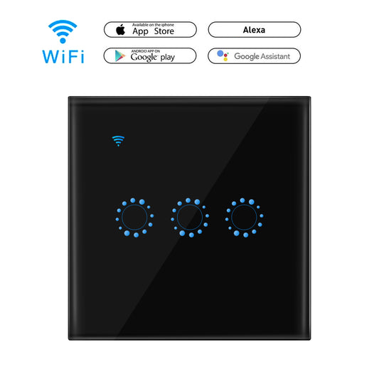 Smart WiFi Touch Switch - 86 Type EU Alexa Compatible | Smart Glow Connect