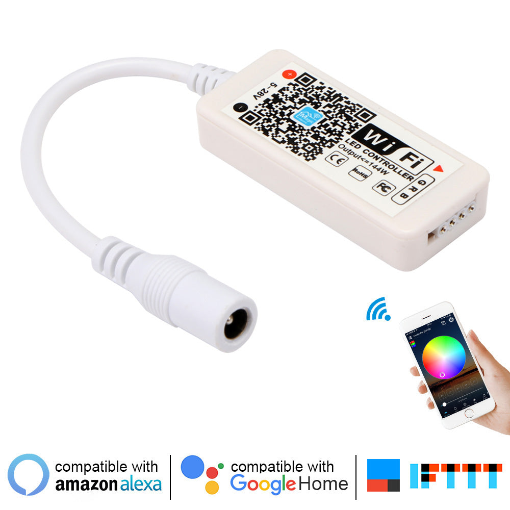  Wireless WiFi LED Smart Controller - LED Strip Control | Smart Glow Connect