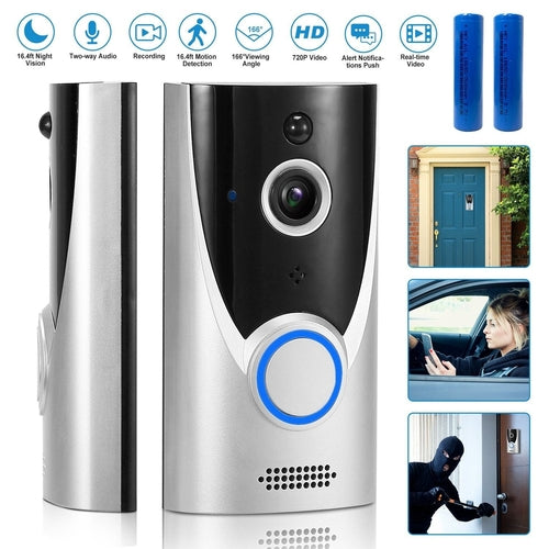  Wireless Security Doorbell - 720P HD WiFi Video Camera | Smart Glow Connect