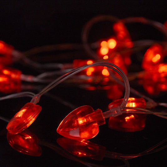 13FT Heart Fairy Lights - 40 LED Romantic String Decoration | Smart Glow Connect
