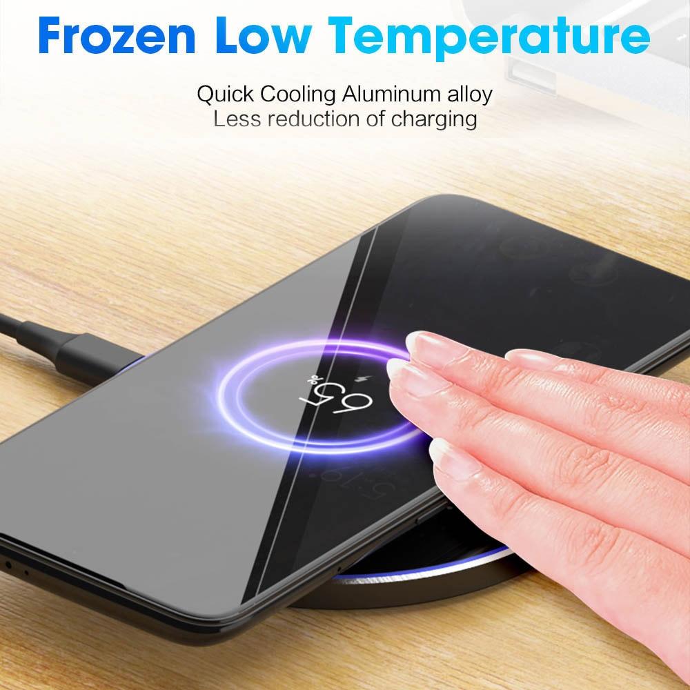 Dragon W9 30W Fast Wireless Charging Pad | Smart Glow Connect
