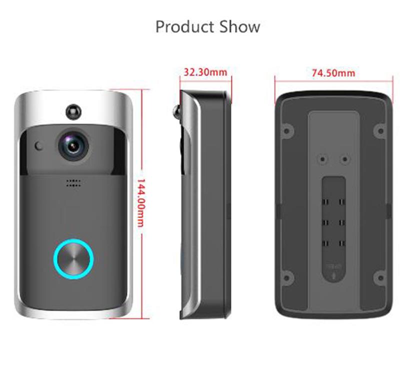 Security WiFi Doorbell - Visual Recording Low Power Camera | Smart Glow Connect