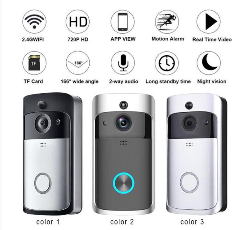 Smart Doorbell Camera - WiFi Visual Recording Low Power | Smart Glow Connect