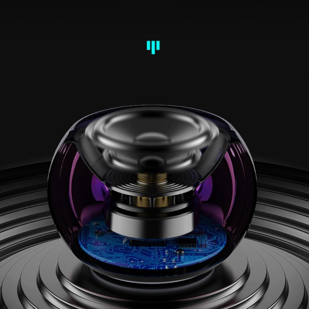 Mini Wireless Speaker - Compact Metal and ABS Design | Smart Glow Connect
