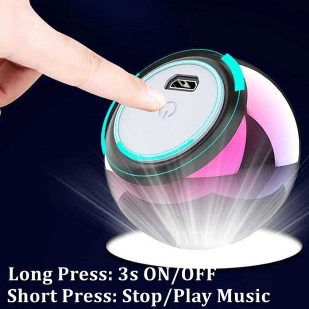  Mini Wireless Speaker - Compact Metal and ABS Design | Smart Glow Connect