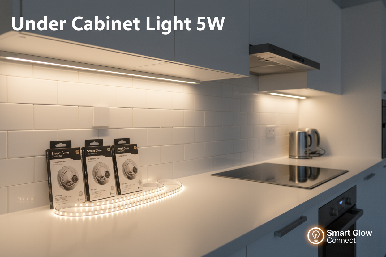 Under Cabinet Light 5W - Kitchen LED Counter Lighting Installation | Smart Glow Connect